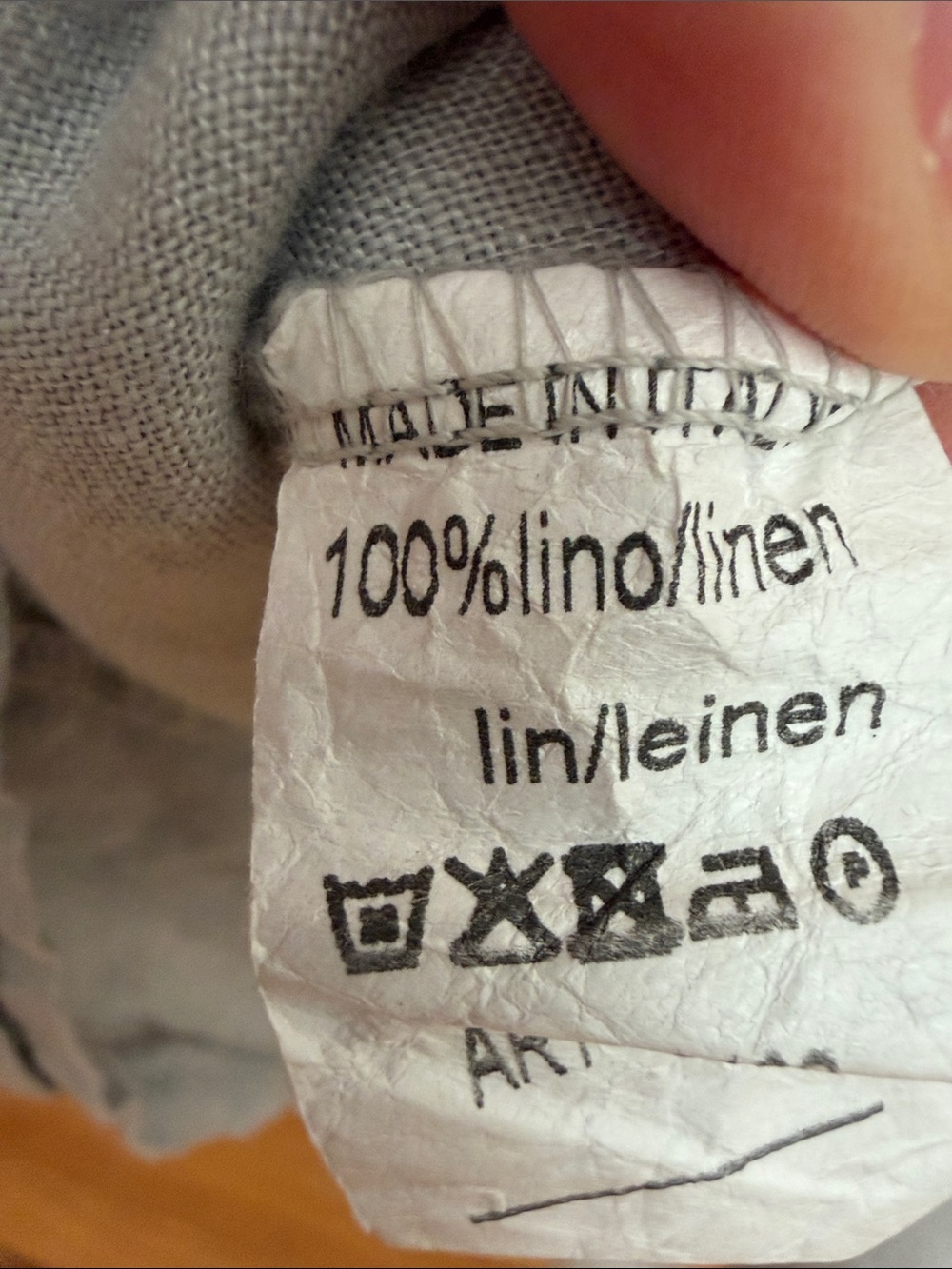 100% Linen Sleeveless Light Gray Maxi Dress with Side Pockets-Great Condition - Picture 11 of 11